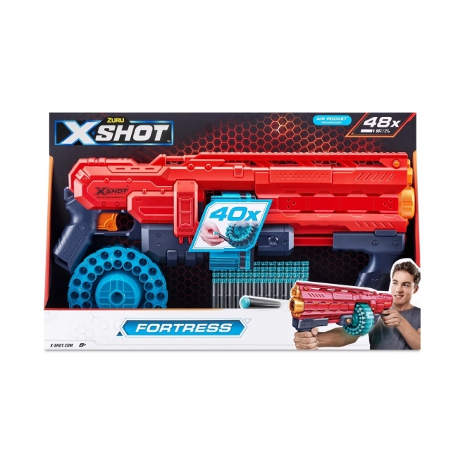 Lanceur X-Shot Excel Fortress avec 48 fléchettes