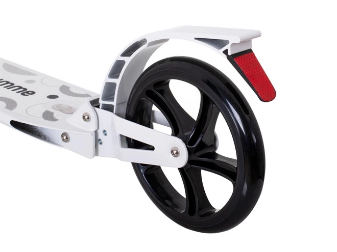AILO trottinette pliable urbaine 200mm roues amortisseurs avant arrière GIMME – Blanc