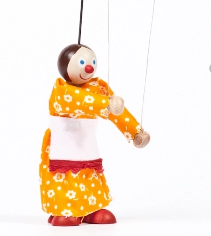 Gerlich marionnette en bois Maman Boženka