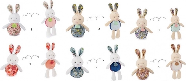 Lapin en peluche 2-en-1 Doudou