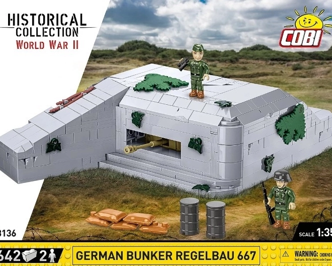 Bunkr Regelbau 667 en Blocs COBI