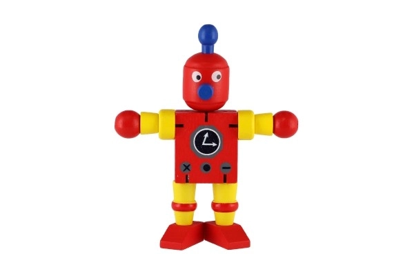 Robot en bois 12cm à partir de 18 mois - 1 pièce