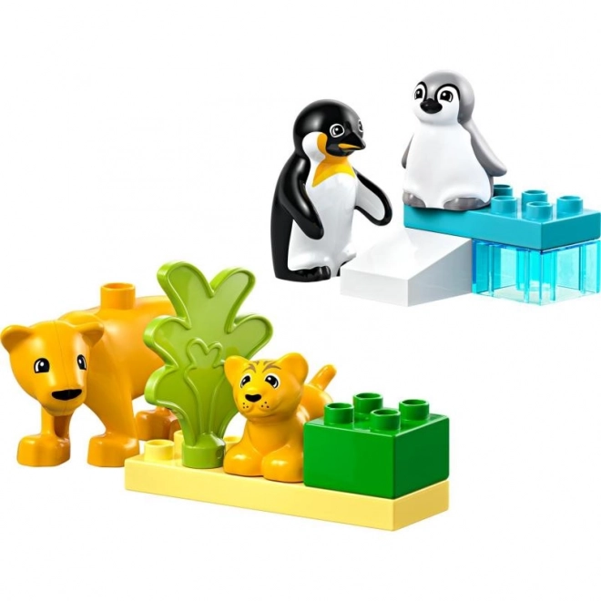 Lego Duplo Familles d'animaux sauvages : Pingouins et lions