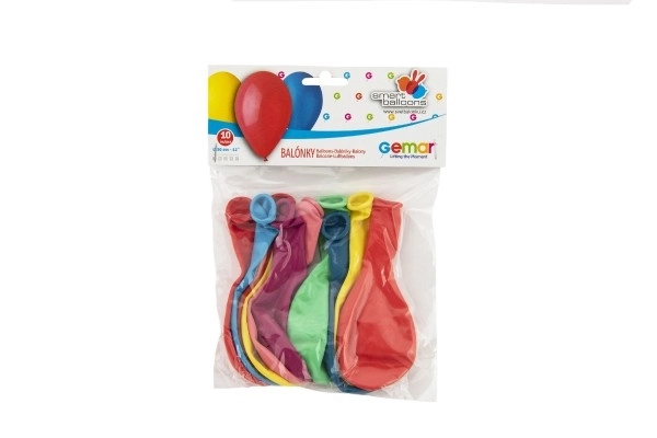 Ballons colorés gonflables - lot de 10