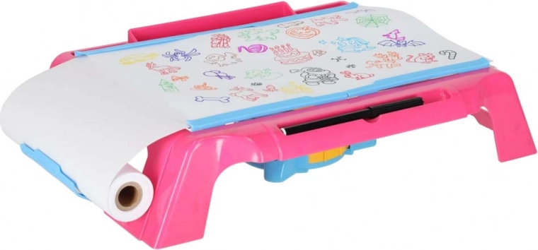 Dessin ininterrompu avec rouleau de papier