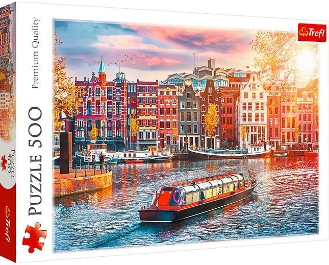 puzzle 500 pièces amsterdam, pays-bas
