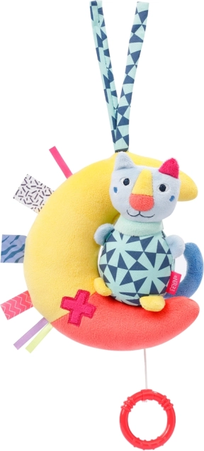 Chaton sur la lune pour bébés Color Friends