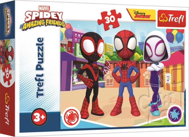 TREFL Puzzle Spidey et ses amis extraordinaires 30 pièces