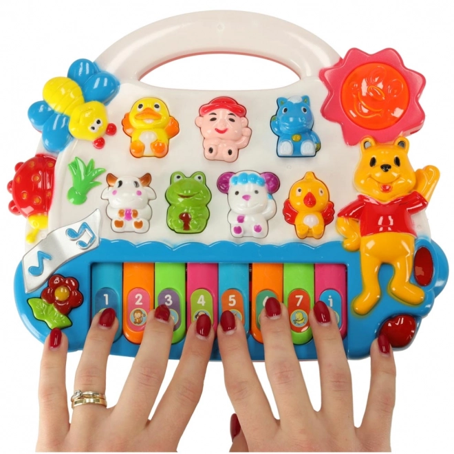 Piano éducatif pour enfants avec sons d'animaux