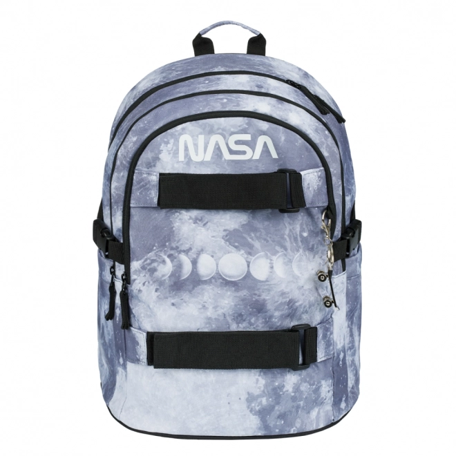 BAAGL Sac à dos scolaire Skate NASA Gris