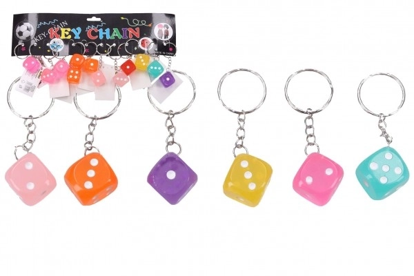 Porte-clés dé en jeu
