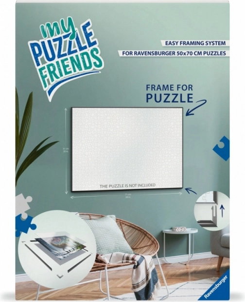 Cadre pour puzzle noir 70x50 cm de Ravensburger