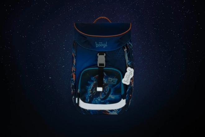 BAAGL Sac à dos scolaire Airy Motorka