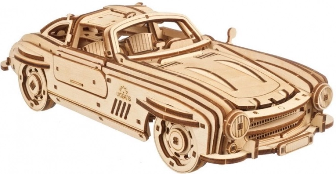 Puzzle mécanique en bois 3D Ugears Coupé Sport à Ailes
