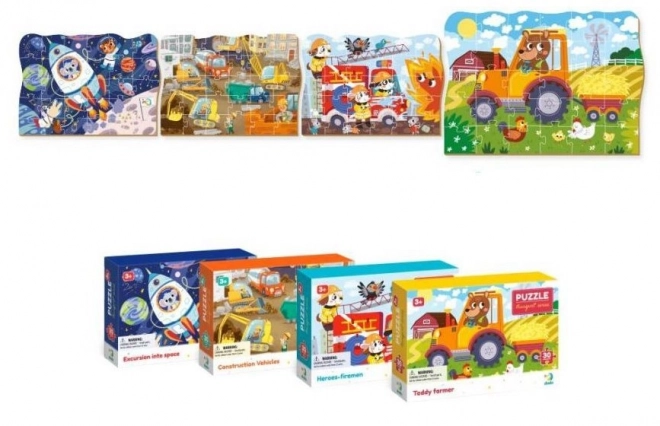 DODO Puzzle Transport : Voyage spatial 30 pièces