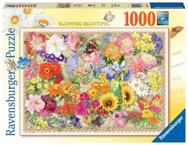 Puzzle 1000 pièces Fleurs épanouies
