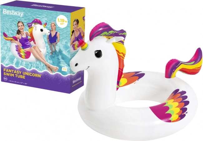 Bestway bouée gonflable licorne 119 cm