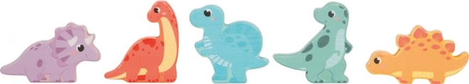 Puzzle mémoire en bois dinosaures