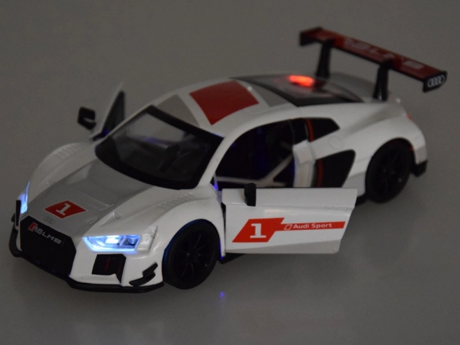 Modèle réduit en métal de voiture de sport Audi R8 LMS à l'échelle 1:32