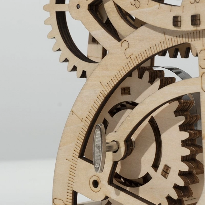 Horloge à pendule - Maquette en bois 3D