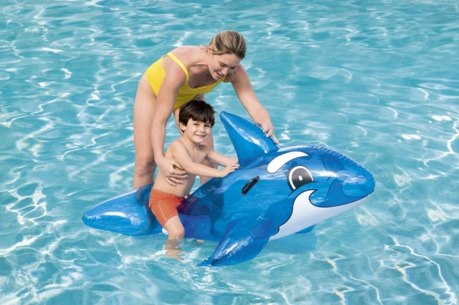 Dauphin flottant avec poignées Transparent 1,57 m x 94 cm