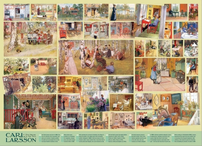 Puzzle COBBLE HILL Carl Larsson 1000 pièces