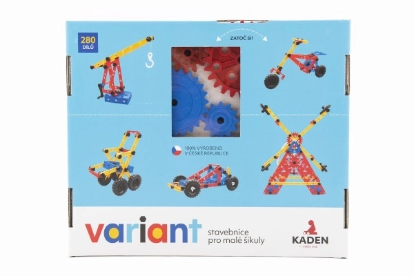 Jeu de construction Variant en plastique 280 pièces dans une boîte 33x28x8 cm