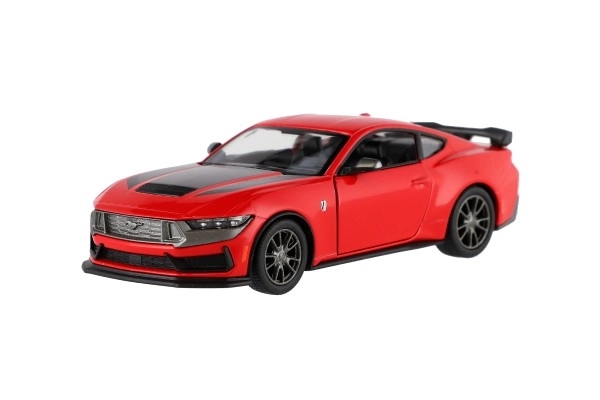 Voiture Kinsmart 2024 Ford Mustang Dark Horse 1:38 métal/plastique 12,5cm 4 couleurs à remontoir 12pcs en boîte