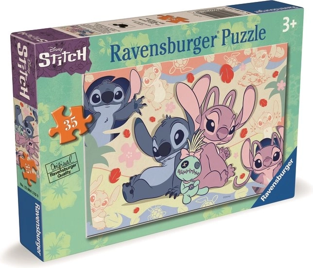 Puzzle Ravensburger Disney Stitch avec Angelem 35 pièces