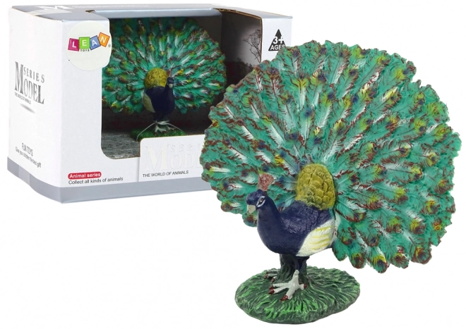 Figurine de collection Paon royal de la collection Monde des animaux