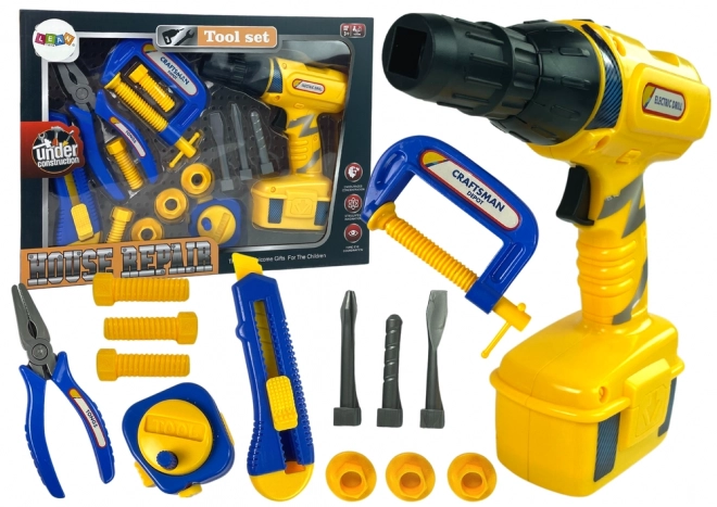 Ensemble de perceuses avec batteries pour bricoleurs