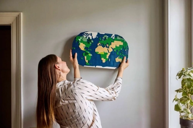 Carte du monde interactive