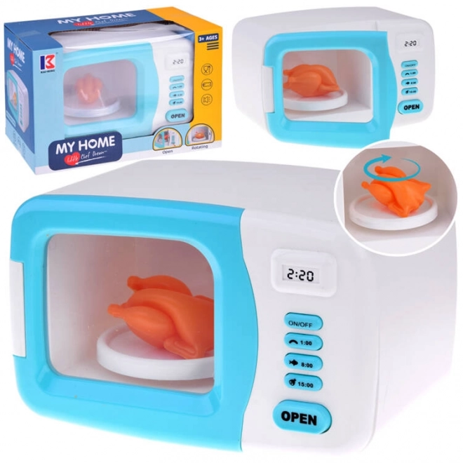 Four à micro-ondes pour enfants avec éclairage