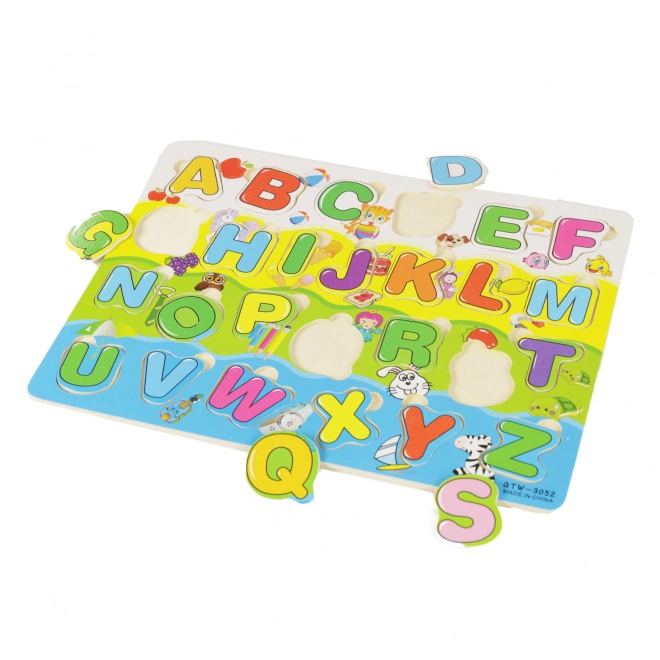 Puzzle en bois alphabet