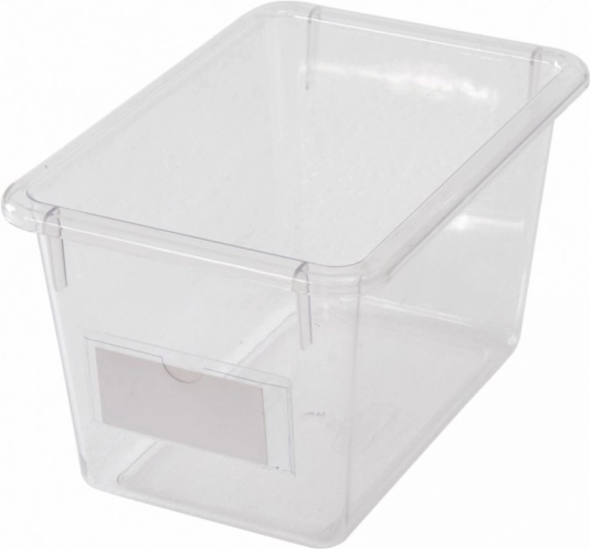 Masterkidz boîtes de rangement en acrylique pour accessoires de tableaux STEM – set de 6 pièces