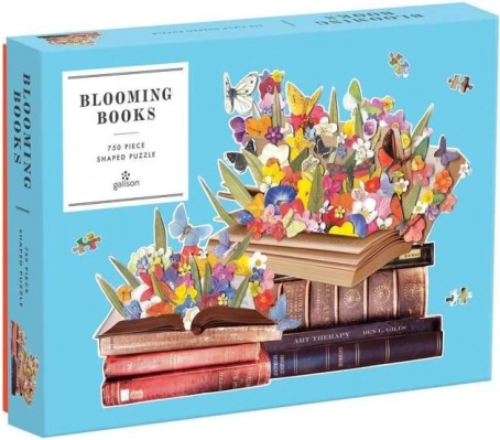Puzzle Galison Livres en fleurs 750 pièces
