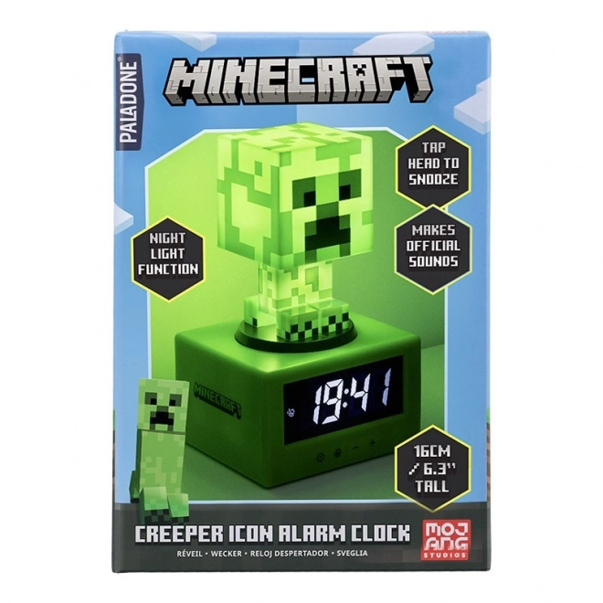 Réveil avec motif Minecraft Creeper