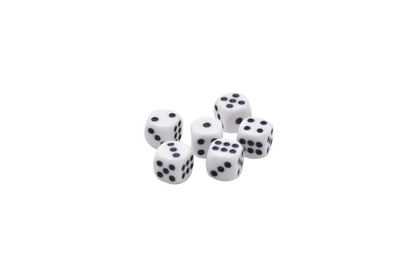 Ensemble de dés de jeu 6 pcs