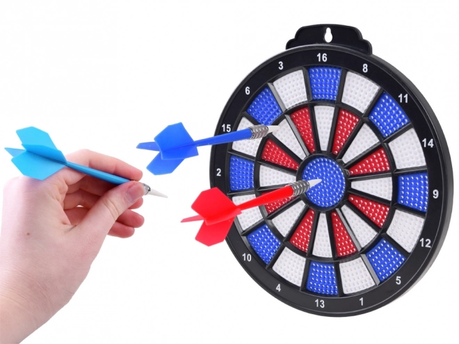 Cible de fléchettes Trezní avec 3 fléchettes