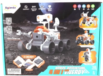 Kit éducatif spatial 4-en-1 à énergie salée, solaire et électrique