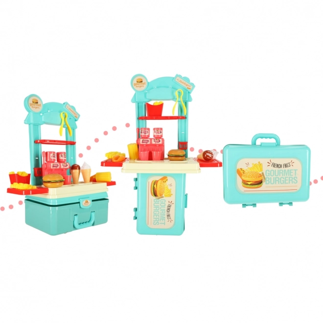Cuisine pour enfants avec valise et accessoires