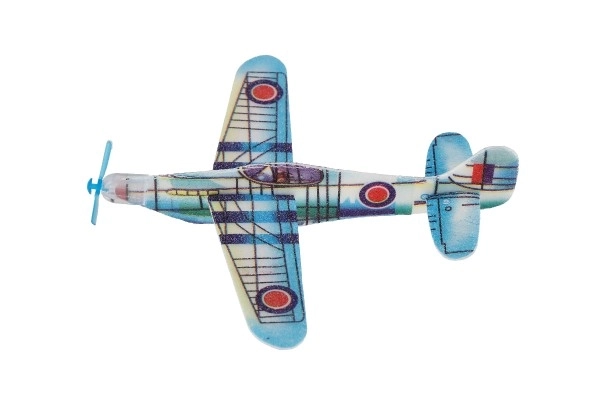 Avion à lancer en mousse 18 cm mix