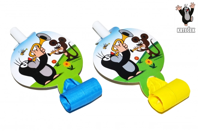 Serpentin de fête Krtek et amis 6 pcs, 14 cm