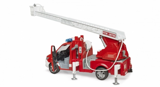 Camion de pompiers Mercedes-Benz Sprinter avec échelle pour enfants