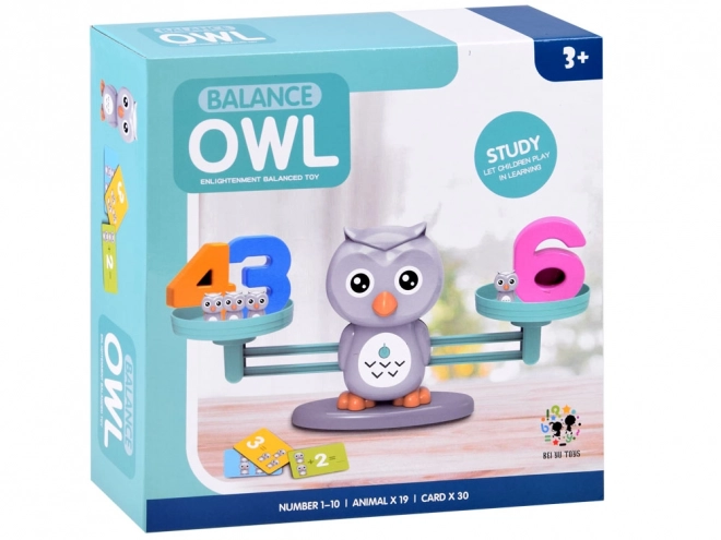 Jeu éducatif Hibou et balançoire à poids
