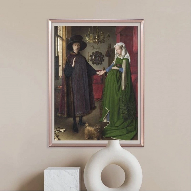 CLEMENTONI Puzzle Collection Musée : Mariage des époux Arnolfini (1434) 1000 pièces