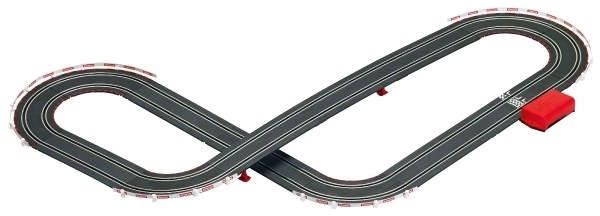 Circuit Carrera GO!!! 63518 F1 4,3m + 2 voitures à piles dans une boîte 54x36x7cm