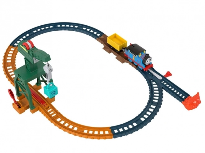 Tom et ses amis locomotive avec grue Charles et cargaison