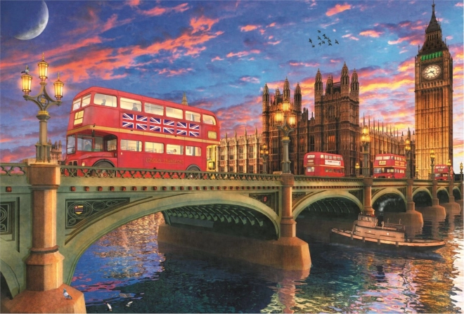 Puzzle TREFL Wood Craft Origin palais de Westminster avec Big Ben 501 pièces