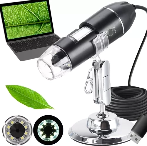 Microscope USB numérique 1600× avec capteur 2 Mpx